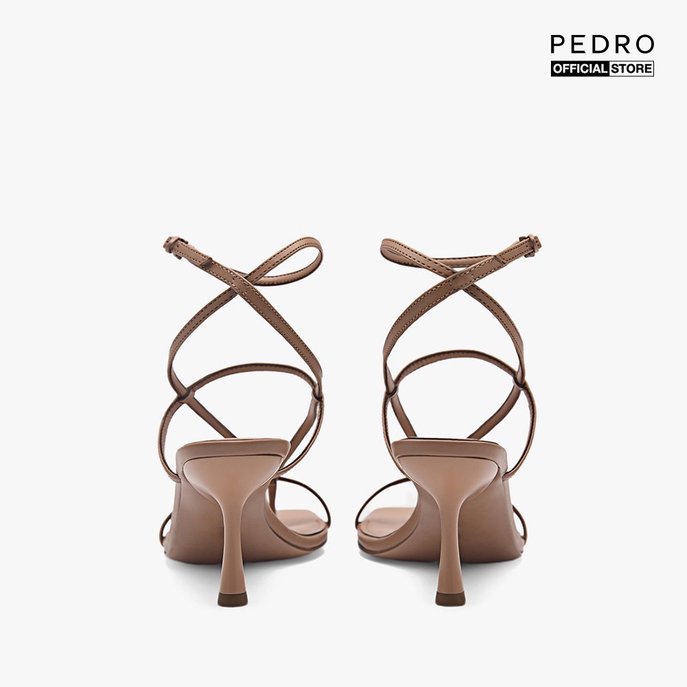 PEDRO - Giày sandals cao gót nữ mũi vuông quai mảnh nữ tính PW1-26760054-35