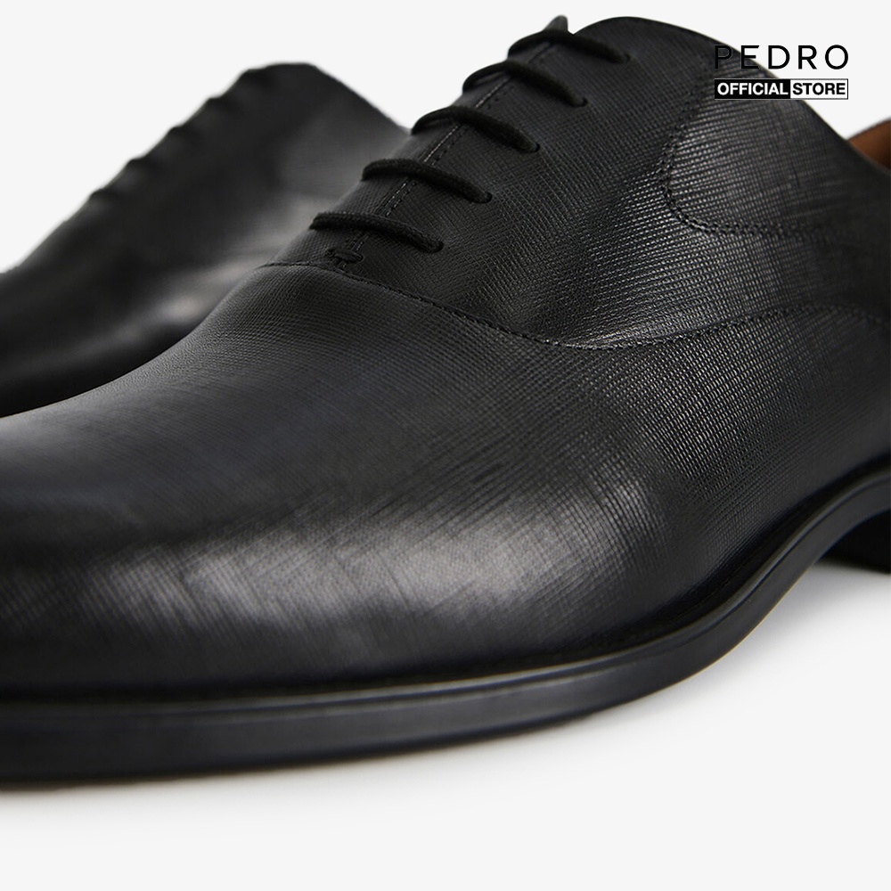 PEDRO - Giày oxford nam mũi nhọn Textured Leather PM1-46380029-01