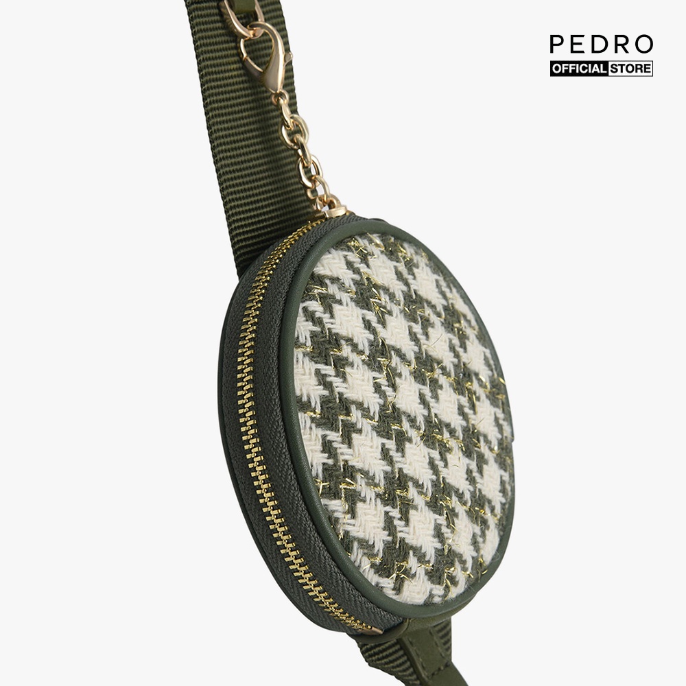 PEDRO - Túi đeo chéo nữ chữ nhật Houndstooth Double Flap PW2-75210093-2-64