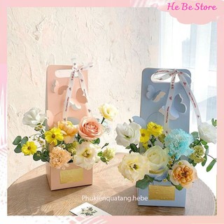 Túi giấy cắm hoa, túi cắm hoa tươi, hoa sáp, đựng quà tặng butterfly wings - Mẫu mới đẹp 2023 He Be store
