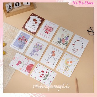 Thiệp bông hoa 3D siêu xinh, quà tặng handmade - HeBe Store