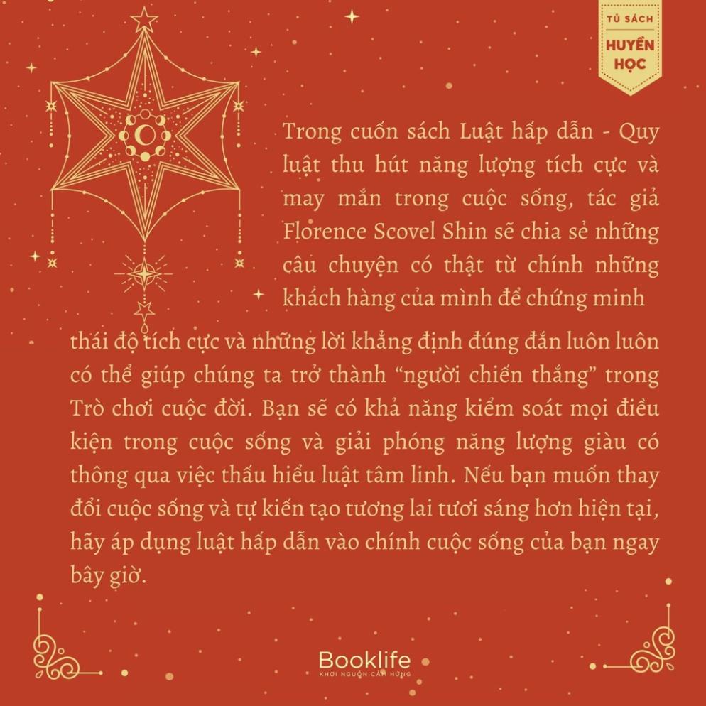 Sách - Luật Hấp Dẫn Quy Luật Thu Hút Năng Lượng Tích Cực Và May Mắn Trong Cuộc Sống - 1980Books