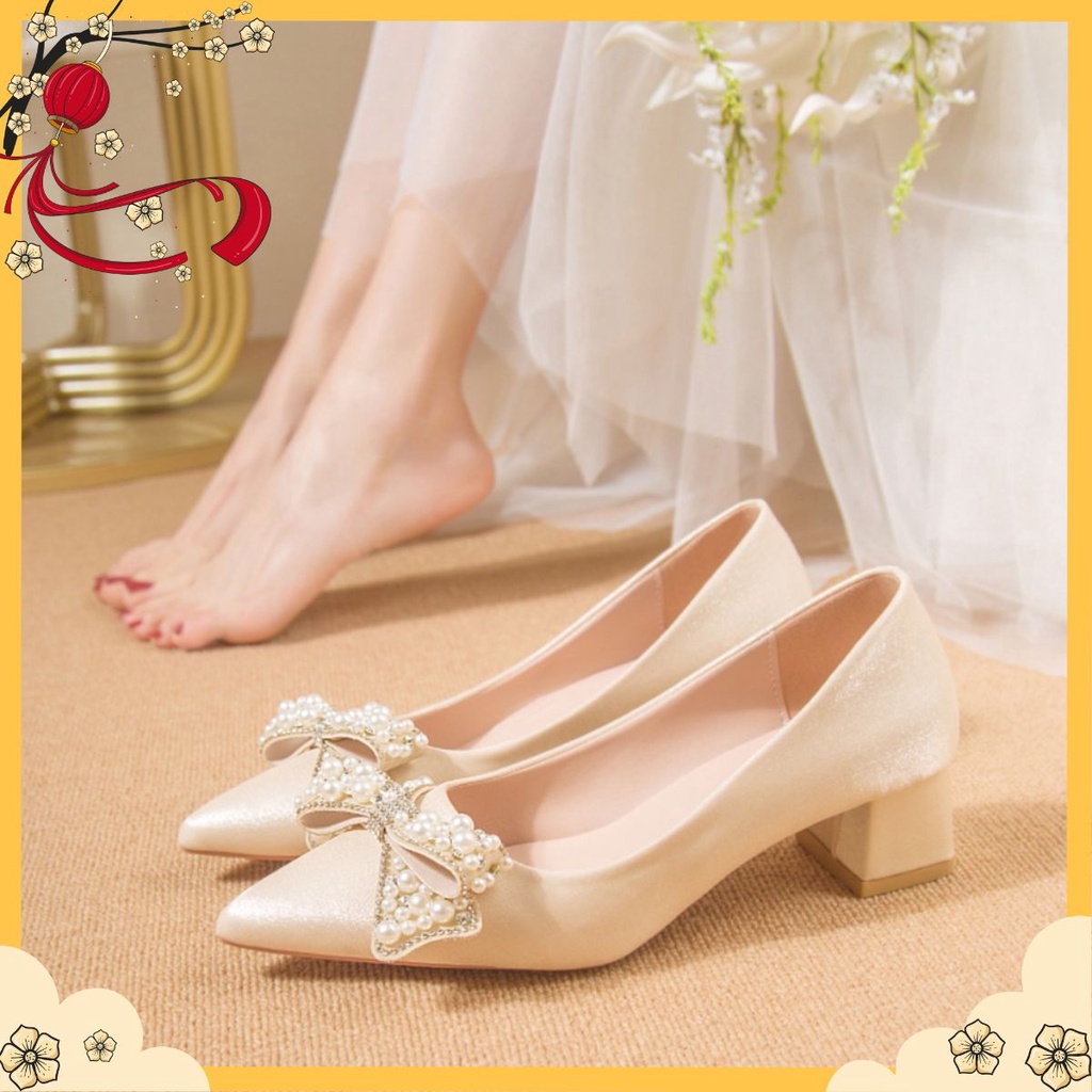 GIÀY CAO GÓT BIG SIZE 35 -43 HGC84, CAO 2 va 5P, ĐEN KEM, HOTTREND 2023, PHÙ HỢP ĐI CHƠI.