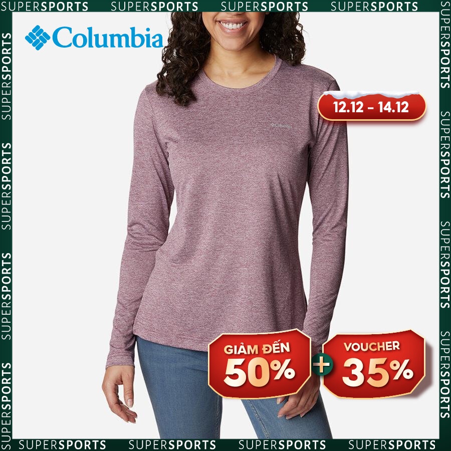 [12-14.12 - VOUCHER 35%] Áo thun dài tay thể thao nữ Columbia Hike™ - 2012532616