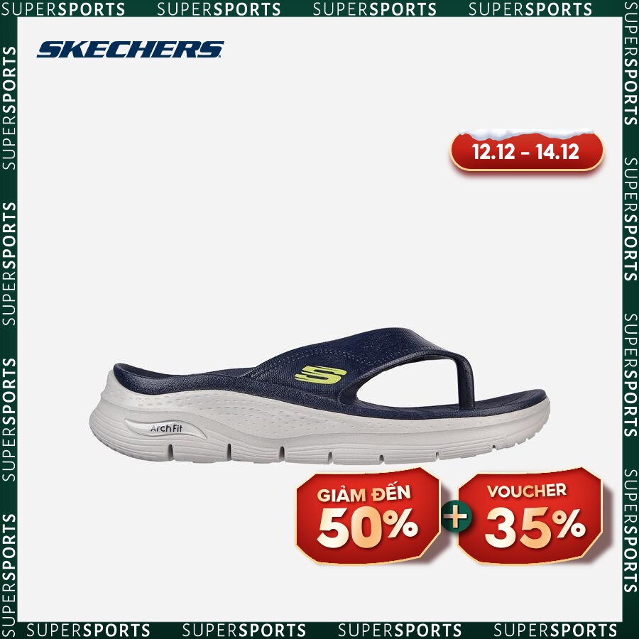 [12-14.12 - VOUCHER 35%] Dép xỏ ngón nam Skechers Arch Fit Foamies - 243158-NVY