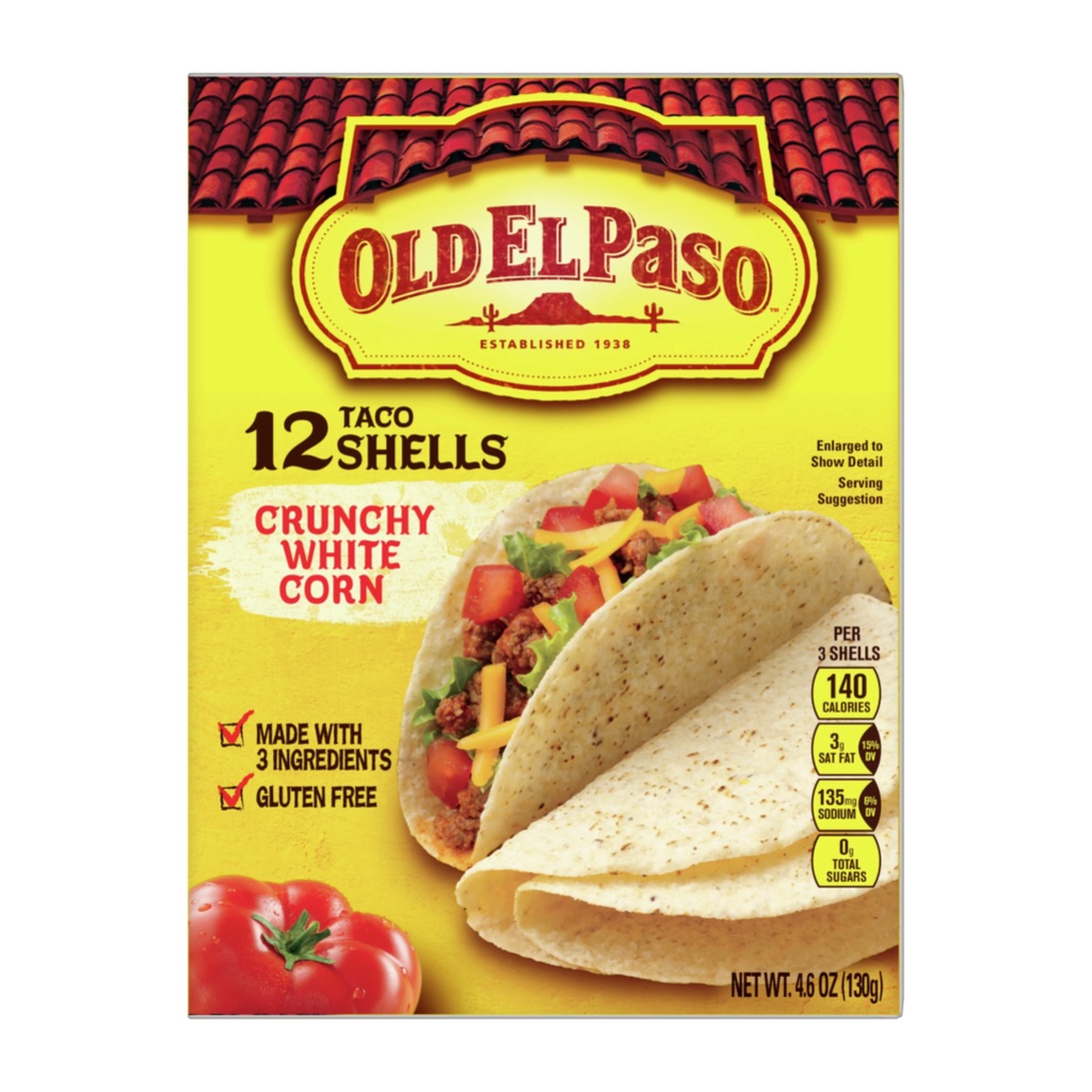 Bánh Sò Taco Shell - Oldel Paso 12 Cái  - OLD EL PASO