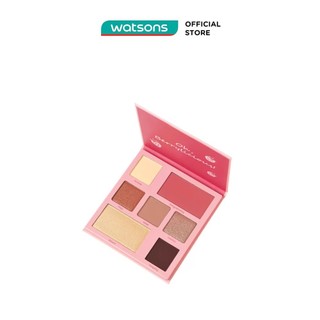 Bảng phấn mắt & mặt silkygirl berry burst eye & face palette 12.6g