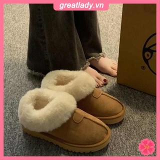 One Giày Lười Lót Lông Thời Trang Cho Nữ