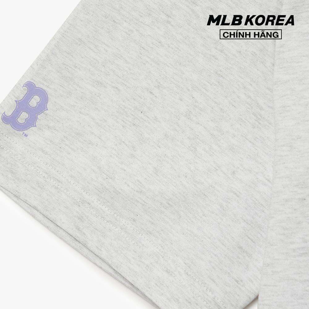 MLB - Áo thun unisex cổ tròn tay ngắn phom suông hiện đại 3ATSL0134-43MGL