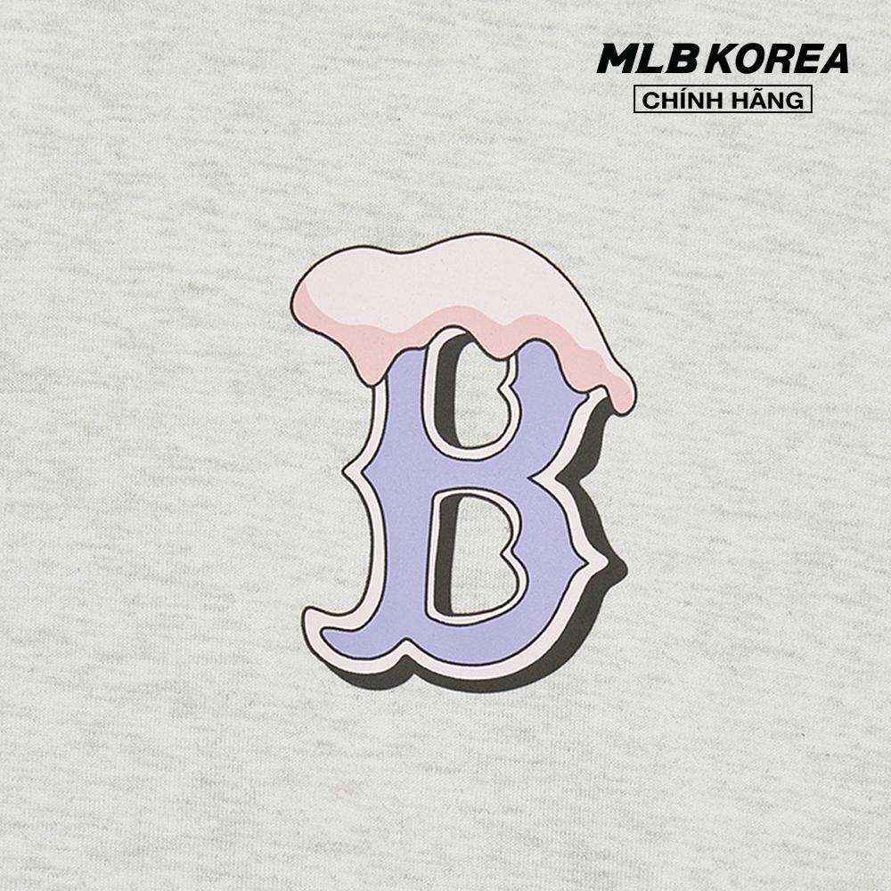 MLB - Áo thun unisex cổ tròn tay ngắn phom suông hiện đại 3ATSL0134-43MGL