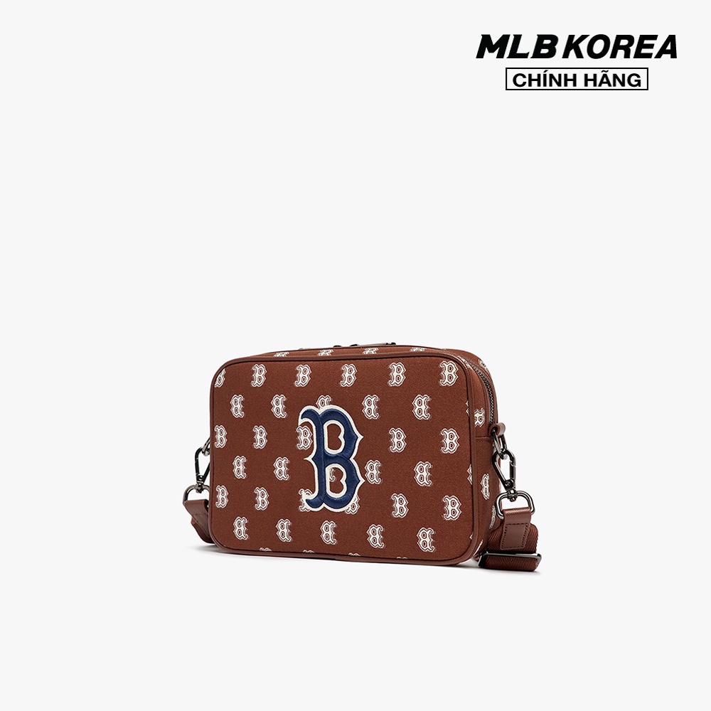 MLB - Túi đeo chéo phom chữ nhật Monogram 3ACRM012N-43BRD