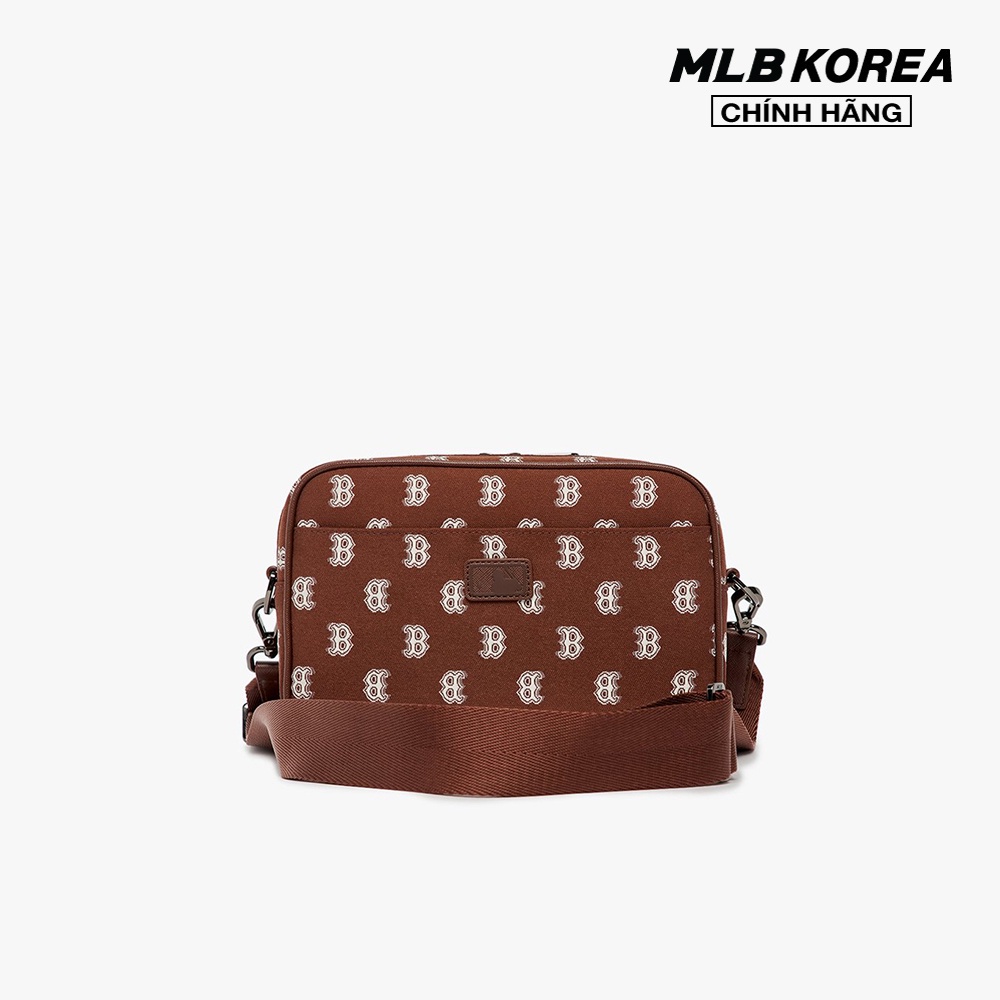 MLB - Túi đeo chéo phom chữ nhật Monogram 3ACRM012N-43BRD