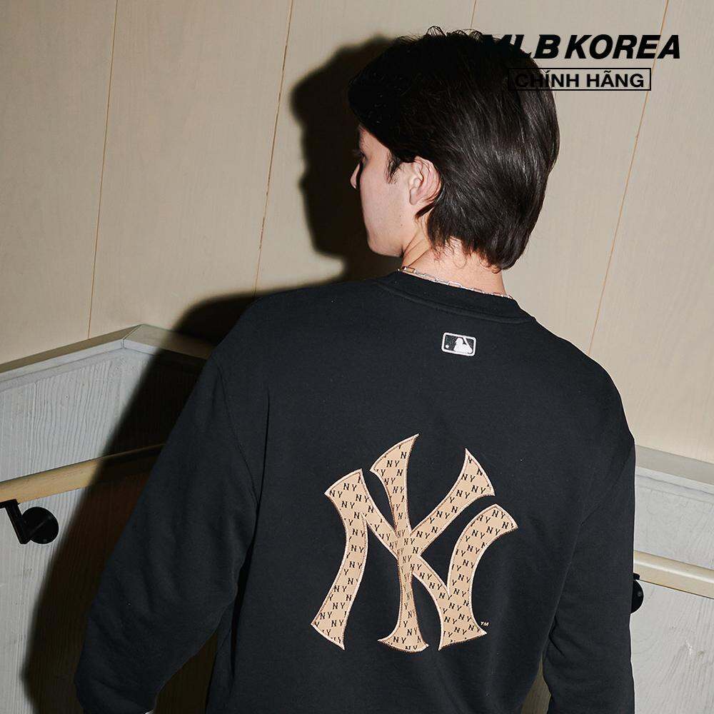 MLB - Áo sweatshirt unisex cổ tròn tay dài Monogram Big Lux 3AMTM1234-50BKS