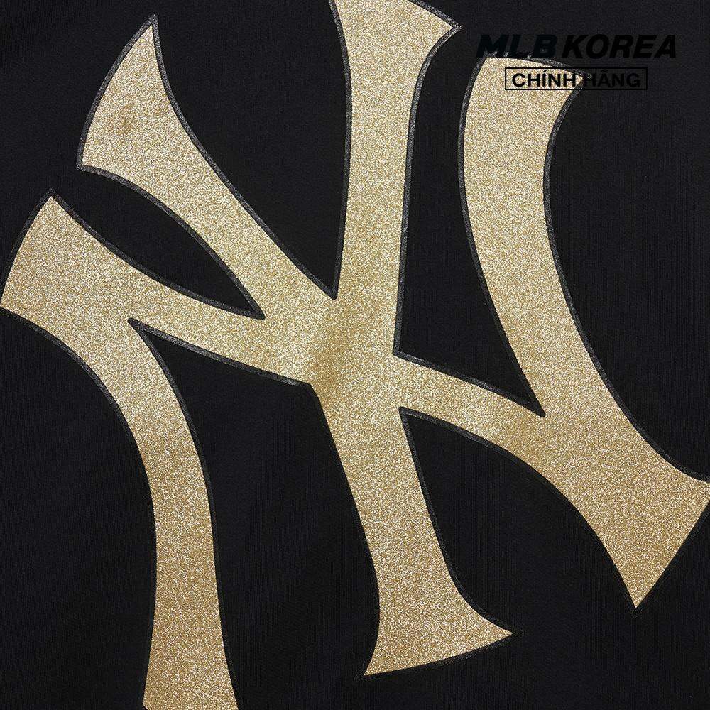 MLB - Áo sweatshirt unisex cổ tròn tay dài Basic Bling Mega Logo 3AMTB1034-50BKS