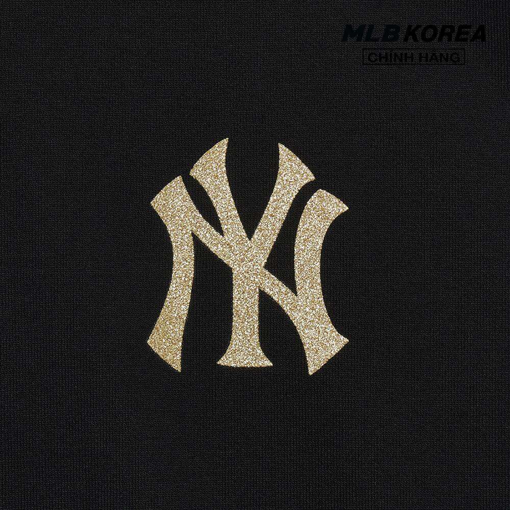 MLB - Áo sweatshirt unisex cổ tròn tay dài Basic Bling Mega Logo 3AMTB1034-50BKS