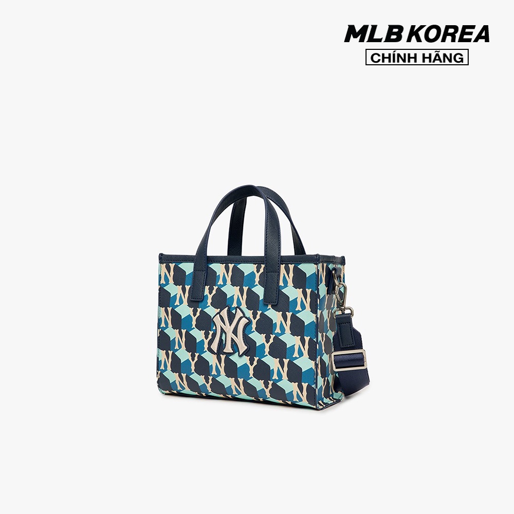 MLB - Túi tote chữ nhật Cube Monogram Small 3AORS022N-50NYD