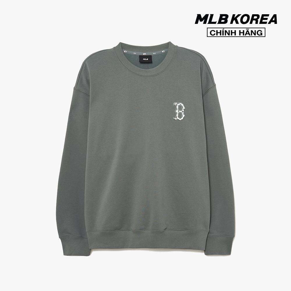 MLB - Áo sweatshirt unisex cổ tròn tay dài Monogram Big Lux 3AMTM1234-43GRD