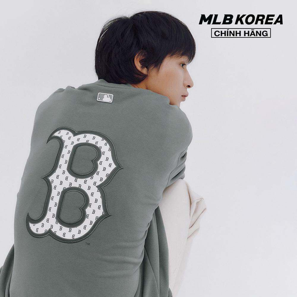 MLB - Áo sweatshirt unisex cổ tròn tay dài Monogram Big Lux 3AMTM1234-43GRD