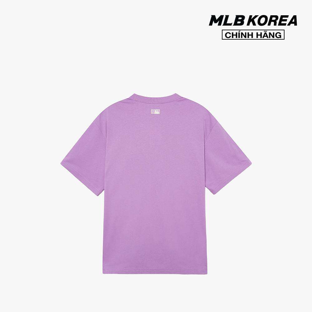 MLB - Áo thun unisex cổ tròn tay ngắn in logo thời trang 3ATSV0234-43LDL