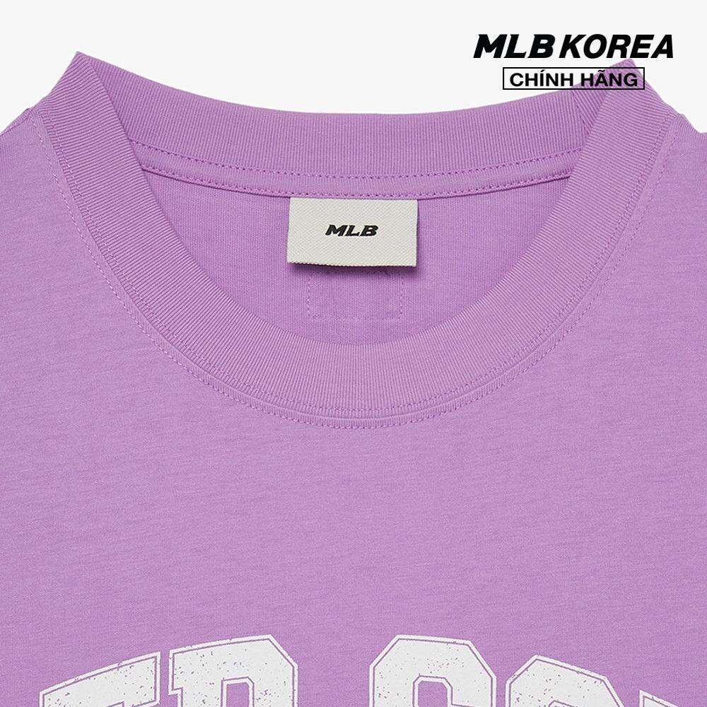 MLB - Áo thun unisex cổ tròn tay ngắn in logo thời trang 3ATSV0234-43LDL