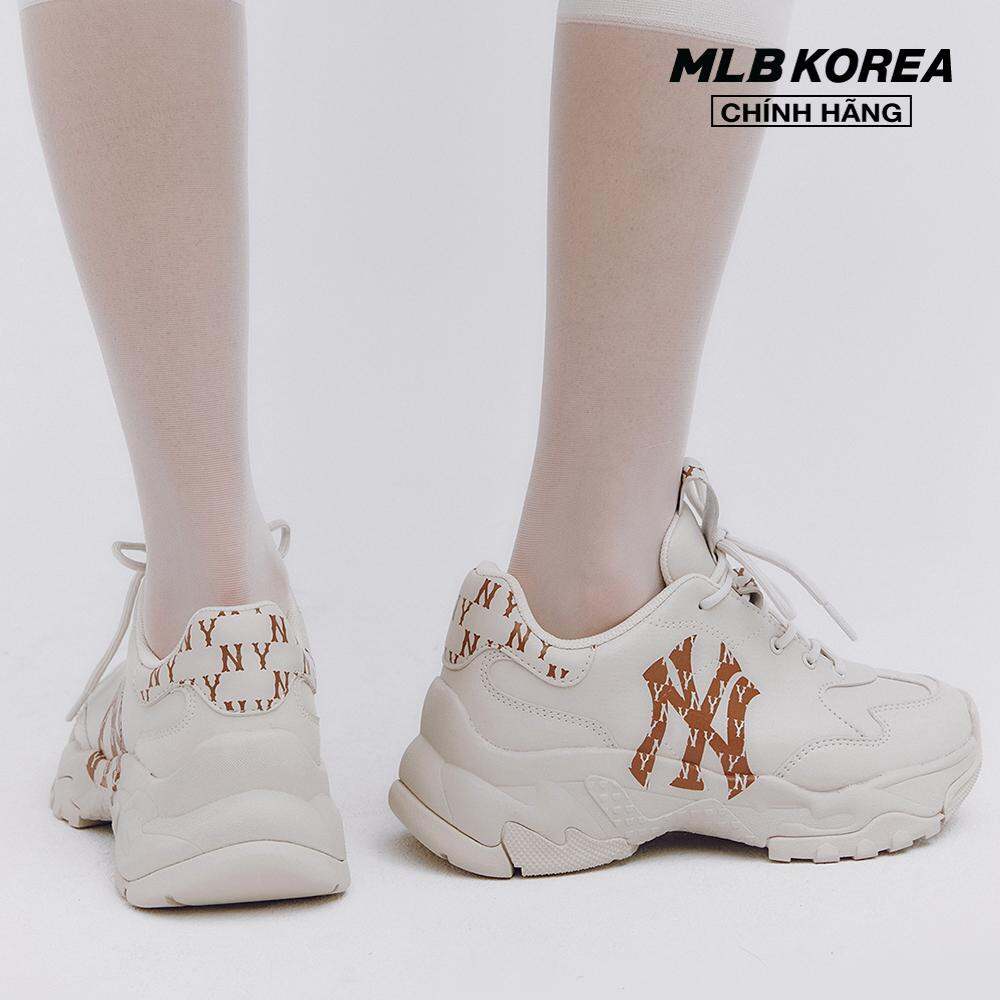 MLB - Giày sneakers unisex cổ thấp Big Ball Chunky Classic Monogram 3ASHBMN3N-50IVS