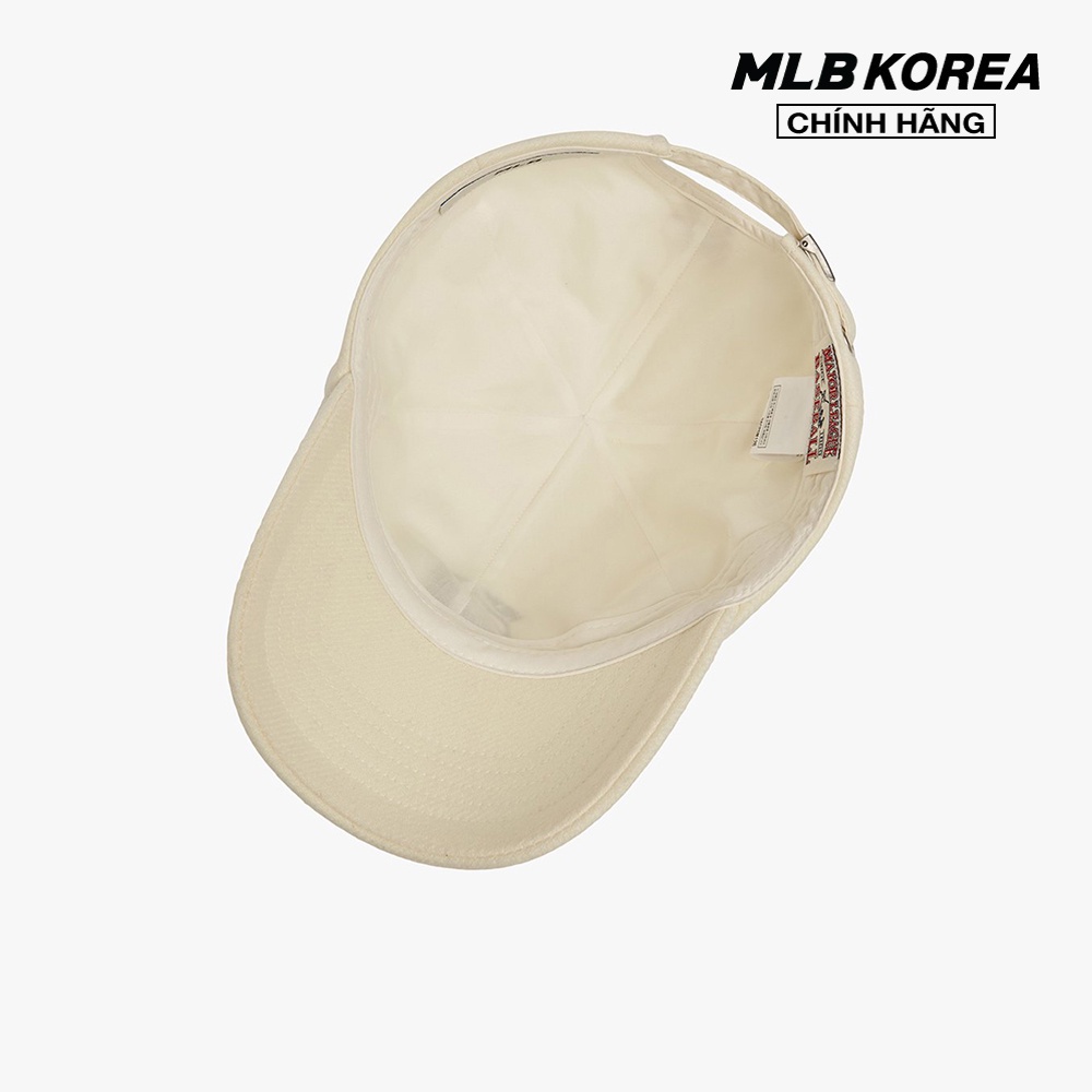 MLB - Nón bóng chày unisex Smile Wool Unstructured 3ACPSM126-50IVS