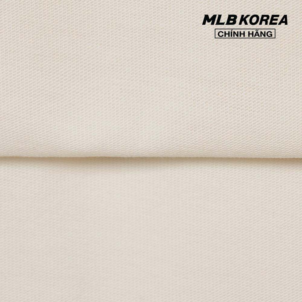 MLB - Áo thun unisex cổ tròn tay ngắn in hình dễ thương 3ATSM1134-43CRS