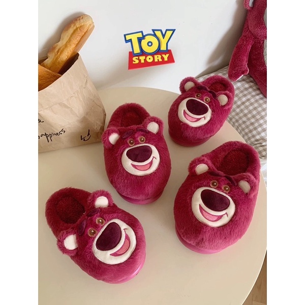 HÀNG LOẠI 1 Dép bông, dép đi trong nhà gấu Lotso dễ thương