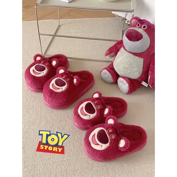HÀNG LOẠI 1 Dép bông, dép đi trong nhà gấu Lotso dễ thương