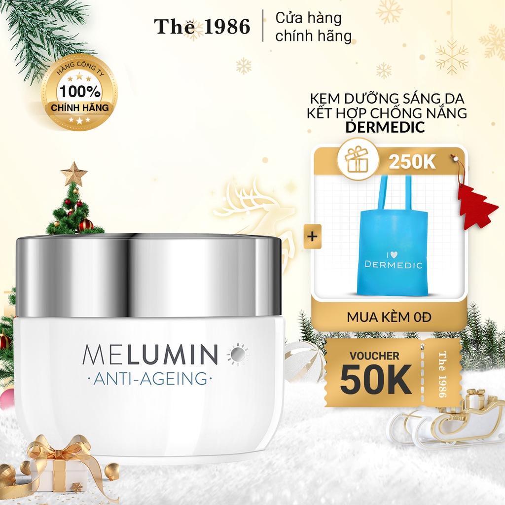 Kem làm sáng da kết hợp chống nắng Dermedic Melumin Brightening Protective Day Cream SPF 50+