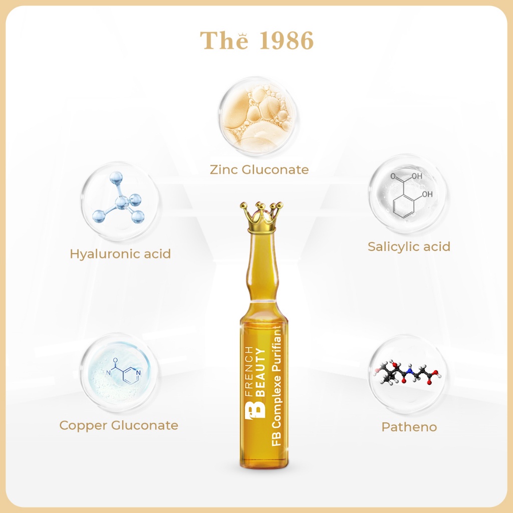 French Beauty - Tinh Chất Serum Tái Tạo, Phục Hồi Sẹo Rỗ, Sẹo Lõm FB Complexe Purifiant