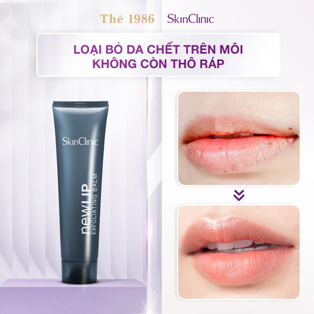 Combo Dưỡng Môi Và Tẩy Tế Bào Chết Môi Skinclinic Pack Coralip 15Ml + New Lip 15Ml