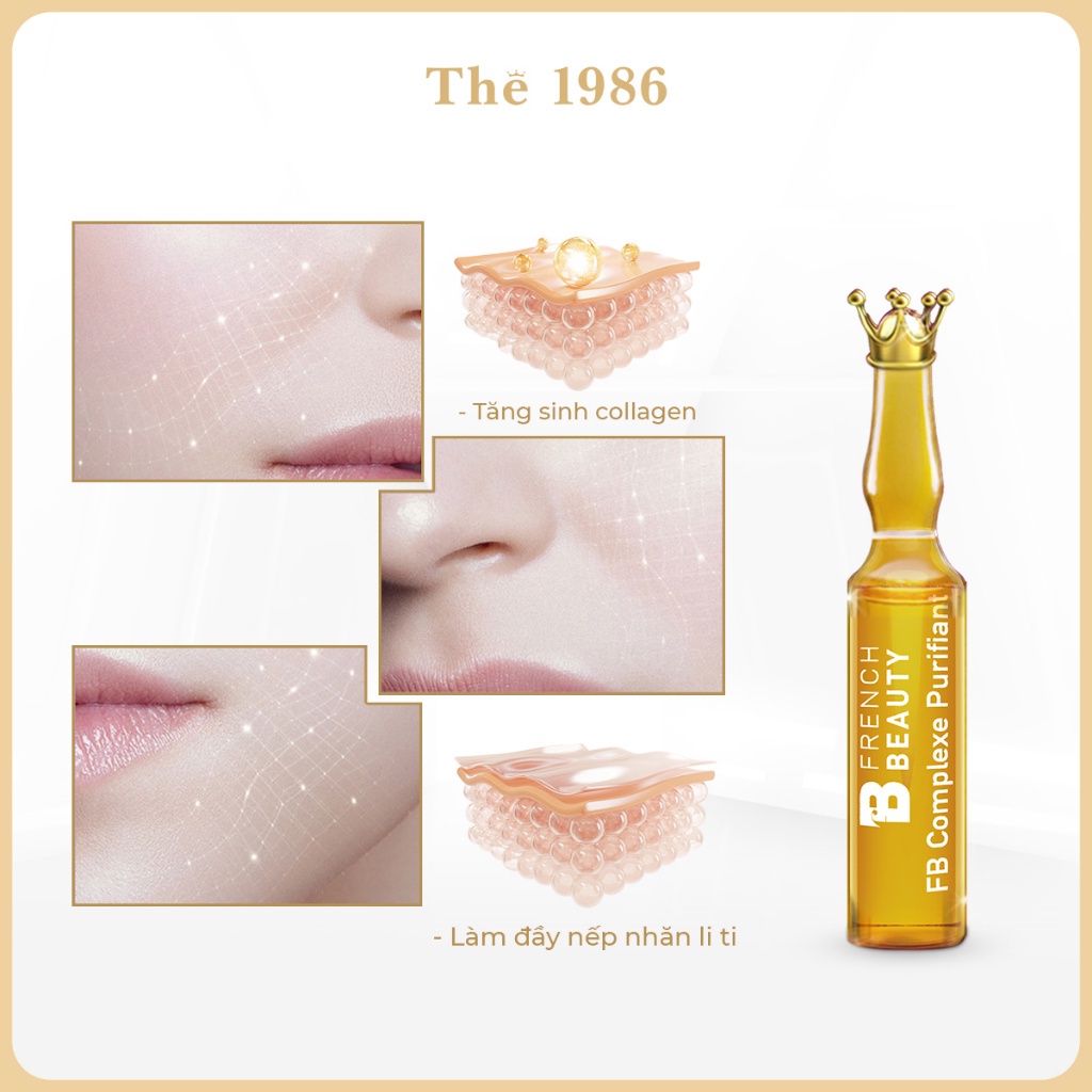 French Beauty - Tinh Chất Serum Tái Tạo, Phục Hồi Sẹo Rỗ, Sẹo Lõm FB Complexe Purifiant