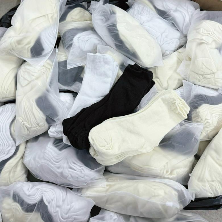 Set 10 đôi mix đen - be - trắng hot