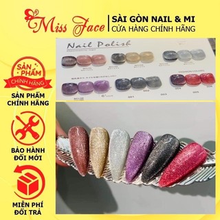 Set sơn nhũ Flash mắt mèo siêu sáng - Set sơn nhũ 6 màu lấp lánh, sang chảnh