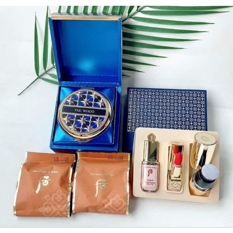 Phấn Nước Whoo tái sinh Hoa hiên Cheongidan Radiant Essence Cushion SPF50+/PA+++