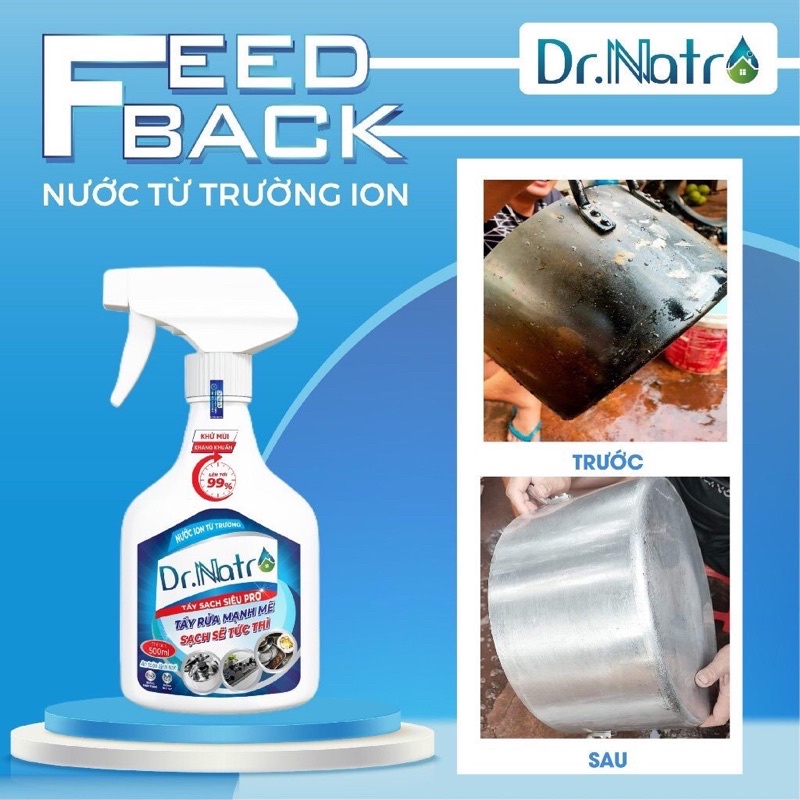 Tẩy Rửa Đa Năng Dr.Natro Xịt Tẩy Rửa Đa Năng Dr.Natro Tẩy Sạch Mọi Vết Bẩn Trên Các Bề Mặt- An Toàn Không Hại Da Tay