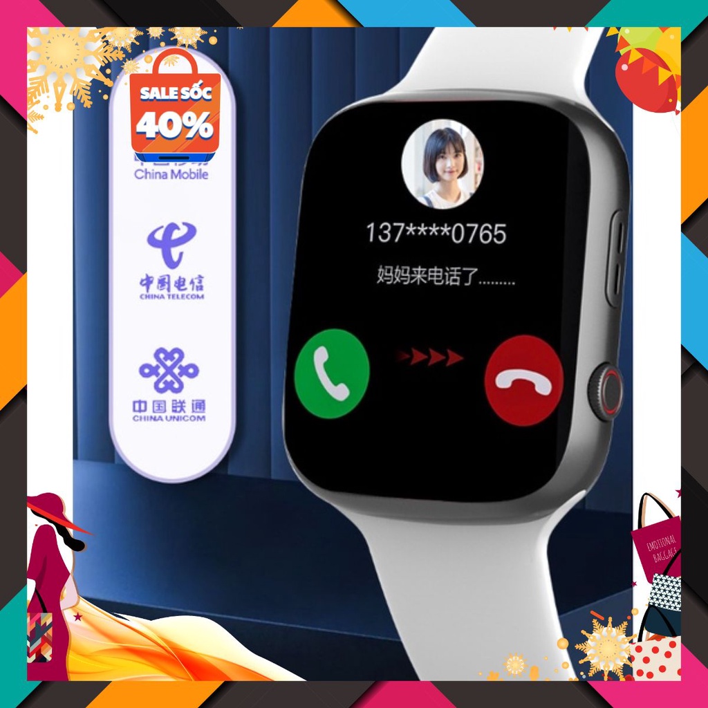 Đồng Hồ Thông Minh Lắp Sim 4G Cho Trẻ em, Học sinh, Sinh viên Định vị Wifi Lắp Sim Gọi , Video Call Watch C90 (tặngChibi
