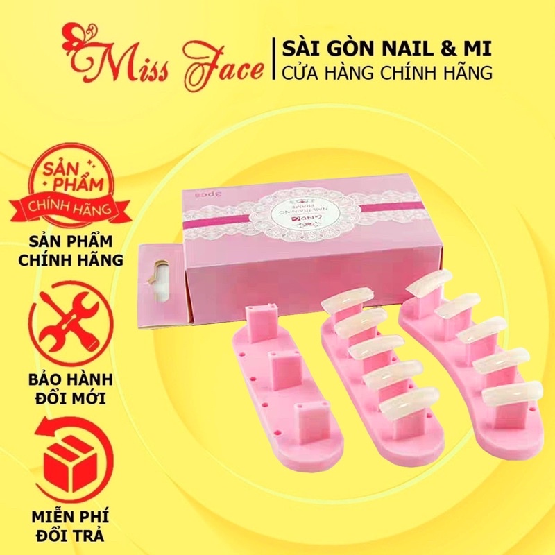 Set 3 đế vẽ nhựa - tập vẽ nail - làm nailbox - tập sơn siêu tiện lợi - Set 3 đế nhựa GND [ Hàng Chính Hãng ]
