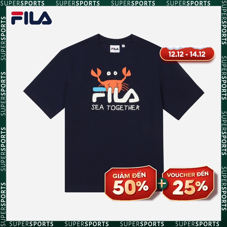 Áo thun tay ngắn thời trang trẻ em Fila Marine Fila Sea Together - FK2RSF2301X-DID