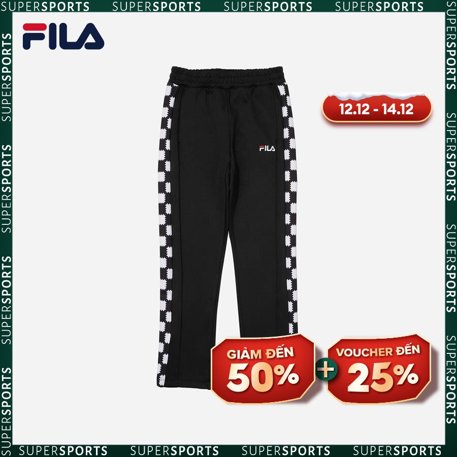 [12-14.12 - VOUCHER 35%] Quần dài thời trang trẻ em Fila Coloration Fp - FK2FPE3106X-BLK