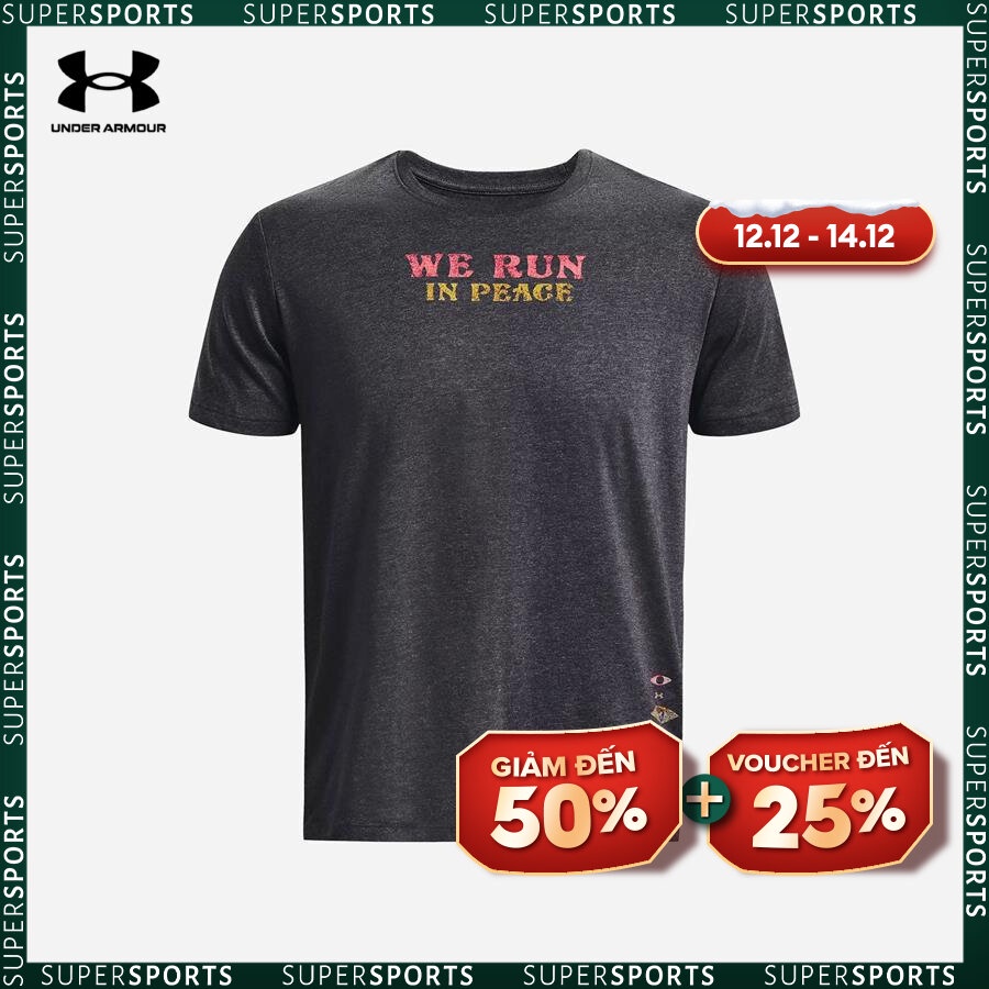 Áo thun thể thao nam Under Armour Run Micro Drop - 1376986-001