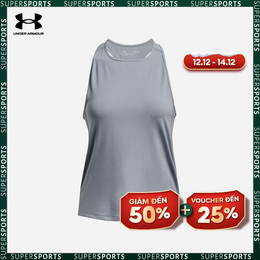 Áo ba lỗ thể thao nữ Under Armour Rush Heatgear - 1370064-465