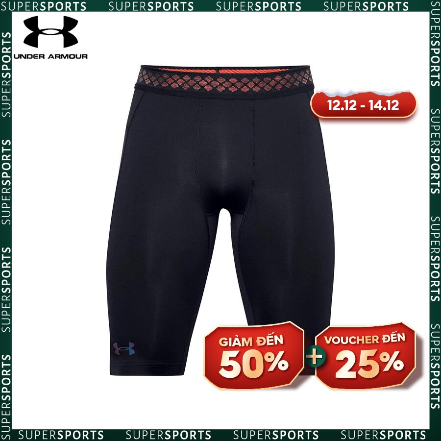 Quần ngắn biker thể thao nam Under Armour RUSH™ HeatGear® 2.0 - 1358235-001