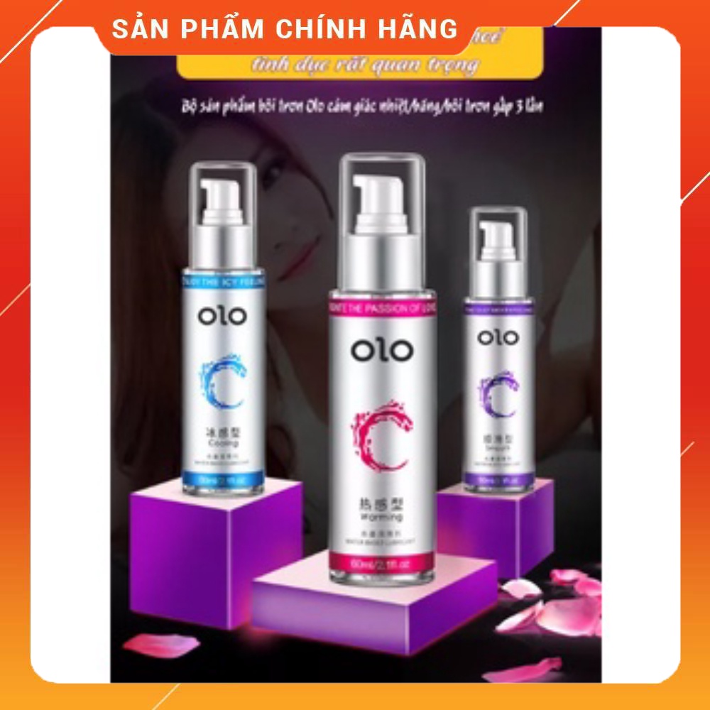 [Che Tên]Gel Bôi Trơn OLO Tăng Khoái Cảm Cho Nữ và Kéo Dài Thời Gian Cho Nam 60ml