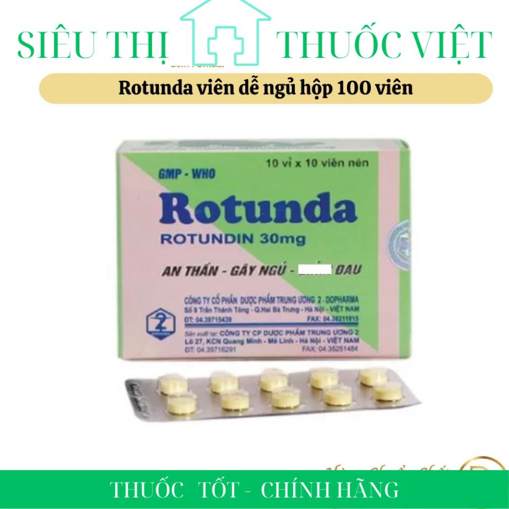 Rotunda viên dễ ngủ hộp 100 viên z