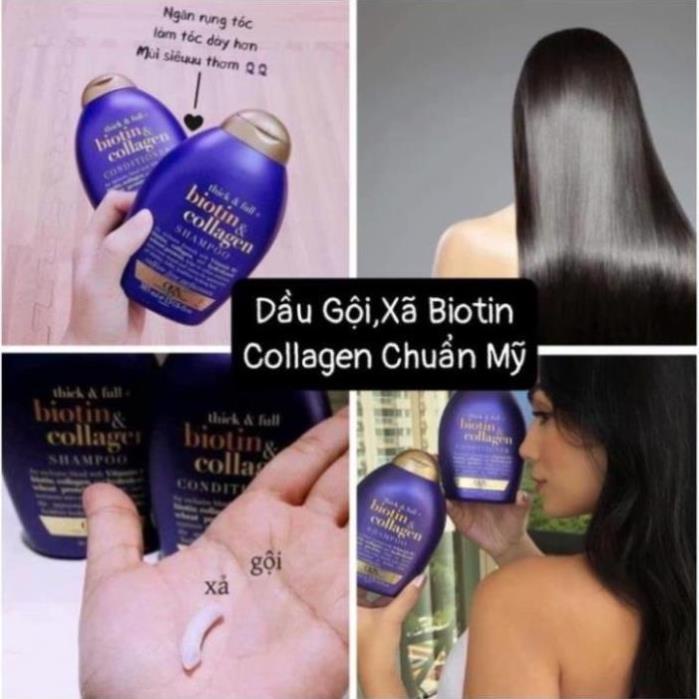 [Chỉ Bán Hàng Mỹ] Dầu gội Biotin Collagen Tím [Bao check][Cam Kết chỉ Bán Hàng Mỹ,Ko bán hàng Trung] [SAN] M