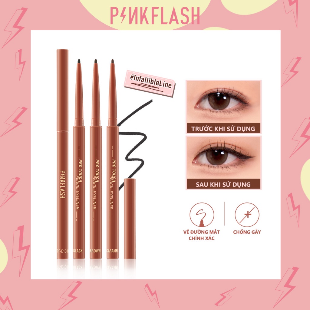 Chì Kẻ Mắt Pinkflash PFE13 3g
