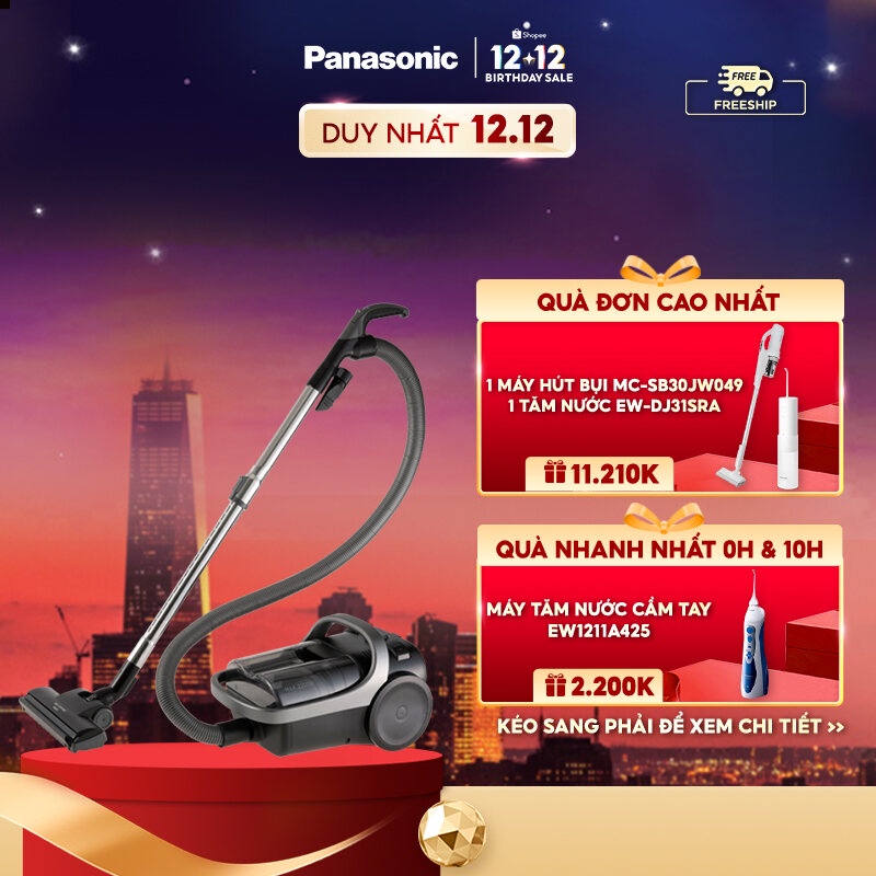 Máy Hút Bụi Dạng Hộp Panasonic MC-CL609HN49 - Công suất 2200W - Công nghệ gió xoáy