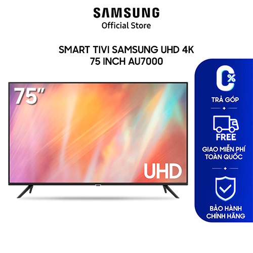 Smart TV Samsung UHD 4K 75 inch UA75AU7000KXXV